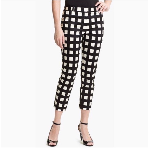 kate spade Pants - BEAUTIFUL Kate Spade ♠️ checked cropped pants!